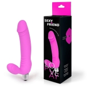 Розовый безремневой страпон Sexy Friend - 1137 - купить с доставкой в Ачинске