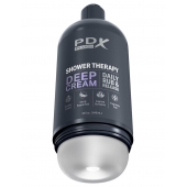 Мастурбатор в бутылке Shower Therapy Deep Cream - Pipedream - в Ачинске купить с доставкой