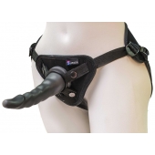 Комплект из трусиков Harness и двух насадок - 20,5 и 18 см. - LOVETOY (А-Полимер) - купить с доставкой в Ачинске