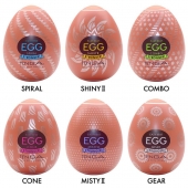 Набор из 6 мастурбаторов-яиц Tenga Egg Variety Pack V - Tenga - в Ачинске купить с доставкой