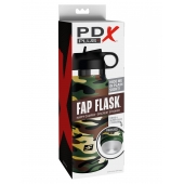 Мастурбатор в камуфляжной колбе Fap Flask - Pipedream - в Ачинске купить с доставкой