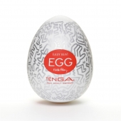 Мастурбатор-яйцо Keith Haring EGG PARTY - Tenga - в Ачинске купить с доставкой