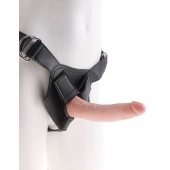 Страпон на виниловых трусиках Strap-on Harness Cock - 17,8 см. - Pipedream - купить с доставкой в Ачинске
