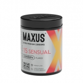 Анатомические презервативы MAXUS Sensual - 15 шт. - Maxus - купить с доставкой в Ачинске