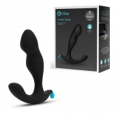 Черный утяжеленный анальный стимулятор Rocker Plug - 12 см. - b-Vibe - в Ачинске купить с доставкой