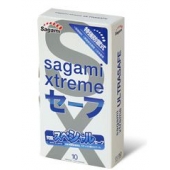 Презервативы Sagami Xtreme Ultrasafe с двойным количеством смазки - 10 шт. - Sagami - купить с доставкой в Ачинске
