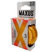 Презервативы анатомической формы Maxus Sensual - 3 шт. - Maxus - купить с доставкой в Ачинске