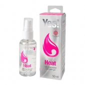 Возбуждающая силиконовая вагинальная смазка Yes Heat - 50 мл. - Sitabella - купить с доставкой в Ачинске