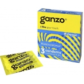 Классические презервативы с обильной смазкой Ganzo Classic - 3 шт. - Ganzo - купить с доставкой в Ачинске