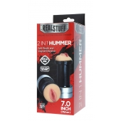 Двусторонний мастурбатор REALSTUFF 2 IN 1 HUMMER MOUTH   VAGINA - ротик и вагина - Dream Toys - в Ачинске купить с доставкой
