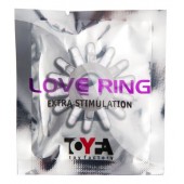 Прозрачное гелевое эрекционное кольцо с шипиками - Toyfa Basic - в Ачинске купить с доставкой