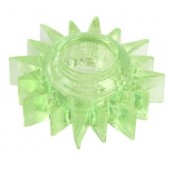 Зеленое эрекционное кольцо-солнце - Toyfa Basic - в Ачинске купить с доставкой