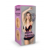 Двусторонний мастурбатор Misha Maver - 22 см. - ФлешНаш - в Ачинске купить с доставкой