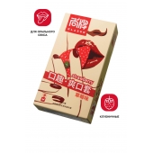 Презервативы Elasun Strawberry с аромато клубники - 10 шт. - Elasun - купить с доставкой в Ачинске