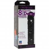 Насадка-фаллоимитатор Vac-U-Lock CodeBlack 8 Inch Classic Dong - 19,3 см. - Doc Johnson - купить с доставкой в Ачинске