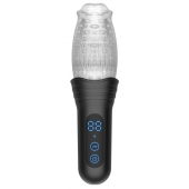 Автоматический мастурбатор Oral Sex Masturbator с функциями ротации, вибрации и фрикций - Secwell - в Ачинске купить с доставкой