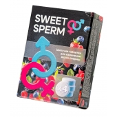 Шипучие таблетки для мужчин Sweet Sperm для изменения вкуса спермы (4 шт. по 0,5 гр.) - Капиталпродукт - купить с доставкой в Ачинске