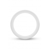 Белое люминесцентное эрекционное кольцо Silicone Glo Cock Ring - Blush Novelties - в Ачинске купить с доставкой