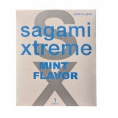 Презерватив Sagami Xtreme Mint с ароматом мяты - 1 шт. - Sagami - купить с доставкой в Ачинске