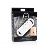 Комплект из 6 прозрачных эрекционных колец Ring Master Custom Ball Stretcher Kit - XR Brands - в Ачинске купить с доставкой