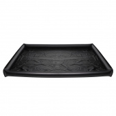 Черная виниловая простынь с надувными краями Nuru Inflatable Vinyl Massage Sheet - XR Brands - купить с доставкой в Ачинске