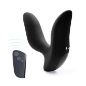 Черный вибромассажер простаты 3,5’’ Remote Control Curve P-spot Massager - 12 см. - Erokay - в Ачинске купить с доставкой