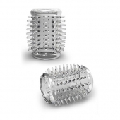 Прозрачная насадка с шипами STAY HARD COCK SLEEVE 01 CLEAR - Blush Novelties - в Ачинске купить с доставкой