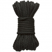 Черная верёвка для связывания и фиксации Bind Tie - 9,14 м. - Doc Johnson - купить с доставкой в Ачинске