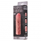 Фаллоудлинитель SUPER HERO Dewil - 17,5 см. - Lola Games - в Ачинске купить с доставкой