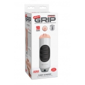 Мастурбатор-вагина Extreme Toyz Mega Grip Vibrating Stroker Mouth - Pipedream - в Ачинске купить с доставкой