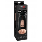 Мастурбатор-вагина с вибрацией Vibrating Mega Milker - Pipedream - в Ачинске купить с доставкой