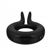 Черное эрекционное кольцо Marry Me Rechargeable Vibrating Cockring - Adrien Lastic - в Ачинске купить с доставкой