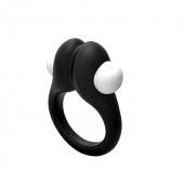 Черное эрекционное кольцо Zippy Vibrating Ring With Bullet - Adrien Lastic - в Ачинске купить с доставкой