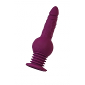 Фиолетовая мини-машина для секса Striker с пультом ДУ - 23,5 см. - ToyFa - купить с доставкой в Ачинске