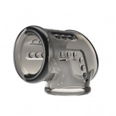 Дымчатая насадка на пенис и мошонку - Baile - в Ачинске купить с доставкой