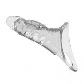 Прозрачная насадка на пенис - 22 см. - Baile - в Ачинске купить с доставкой