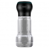 Набор PowerBlow   Feel Pocket Stroker Crystal: мастурбатор и интерактивная насадка - Kiiroo - в Ачинске купить с доставкой