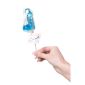 Голубой леденец в форме члена со вкусом блю кюрасао - 80 гр. - Sosuчki - купить с доставкой в Ачинске