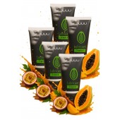 Набор из 5 съедобных лубрикантов JUJU со вкусом тропических фруктов - JuJu - купить с доставкой в Ачинске