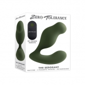 Вибромассажер простаты The Sergeant цвета хаки - Zero Tolerance - в Ачинске купить с доставкой