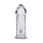 Прозрачная насадка на пенис Uco - 13 см. - A-toys - в Ачинске купить с доставкой