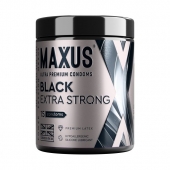 Черные утолщенные презервативы MAXUS Extra Strong с железным кейсом - 15 шт. - Maxus - купить с доставкой в Ачинске
