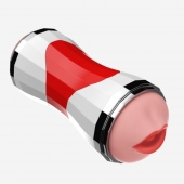 Двусторонний мастурбатор в колбе Power Grip Cup - вагина и ротик - Boys of Toys - в Ачинске купить с доставкой