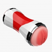 Двусторонний мастурбатор в колбе Power Grip Cup - вагина и ротик - Boys of Toys - в Ачинске купить с доставкой