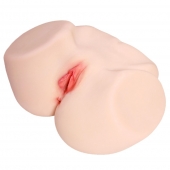 Мастурбатор-полуторс с двойным слоем материала Jenny Onahole Real Vagina - KOKOS - в Ачинске купить с доставкой