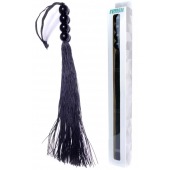 Черная силиконовая плеть - 37 см. - Boys of Toys - купить с доставкой в Ачинске