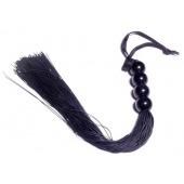 Черная силиконовая плеть - 37 см. - Boys of Toys - купить с доставкой в Ачинске