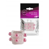 Прозрачная насадка на пенис с цветными шариками - Erowoman-Eroman - в Ачинске купить с доставкой