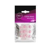 Прозрачная сквозная насадка на пенис с цветными шариками - Erowoman-Eroman - в Ачинске купить с доставкой