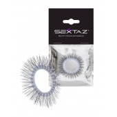 Круглое эрекционное кольцо с «ресничками» - Sextaz - в Ачинске купить с доставкой